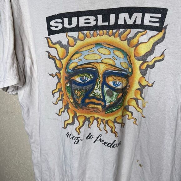 Y2K Sublime Distressed Shirt XL - Picture 2 of 4